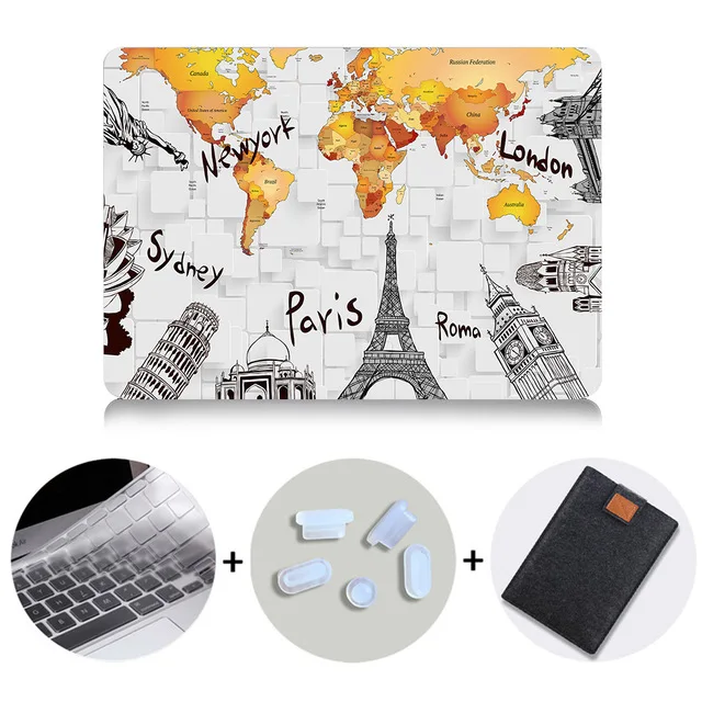Чехол MTT для ноутбука Macbook Air Pro retina 11 12 13 15 дюймов с сенсорной панелью для Macbook Air 13,3 15,4 сумка для ноутбука - Цвет: MB19