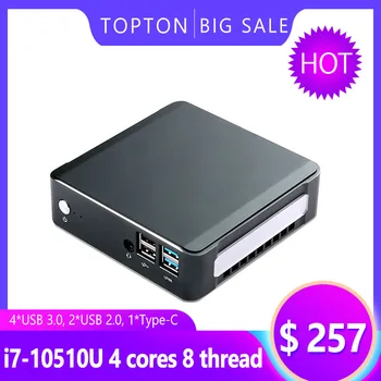

Powerful Game Mini PC Windows 10 Pro Intel i7-10510U I5-10210U 2*DDR4 M.2 Nuc Ultra Compact PC Type-C 4K 60Hz HDMI2.0 DP VESA