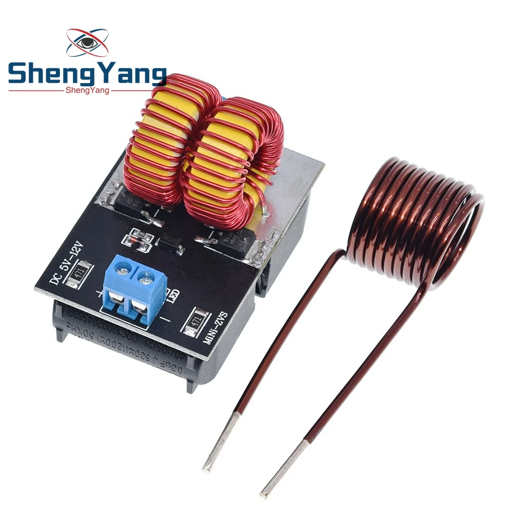 DC 5 12V Мини ZVS низковольтный индукционный нагревательный блок питания