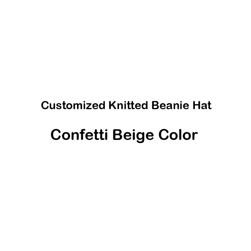 Confetti Beige Подгонял шлем зимы - Цвет: Confetti Beige