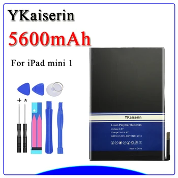 

2019 New 5600mAh Tablet Battery for Apple IPad Mini 1 A1432 A1454 A1455 Replacement Lithium Polymer Bateria Mini1 Batterij