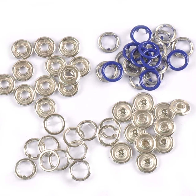 9.5mm 18color Metal Prong Snap Buttons For Clothes Baby Romper