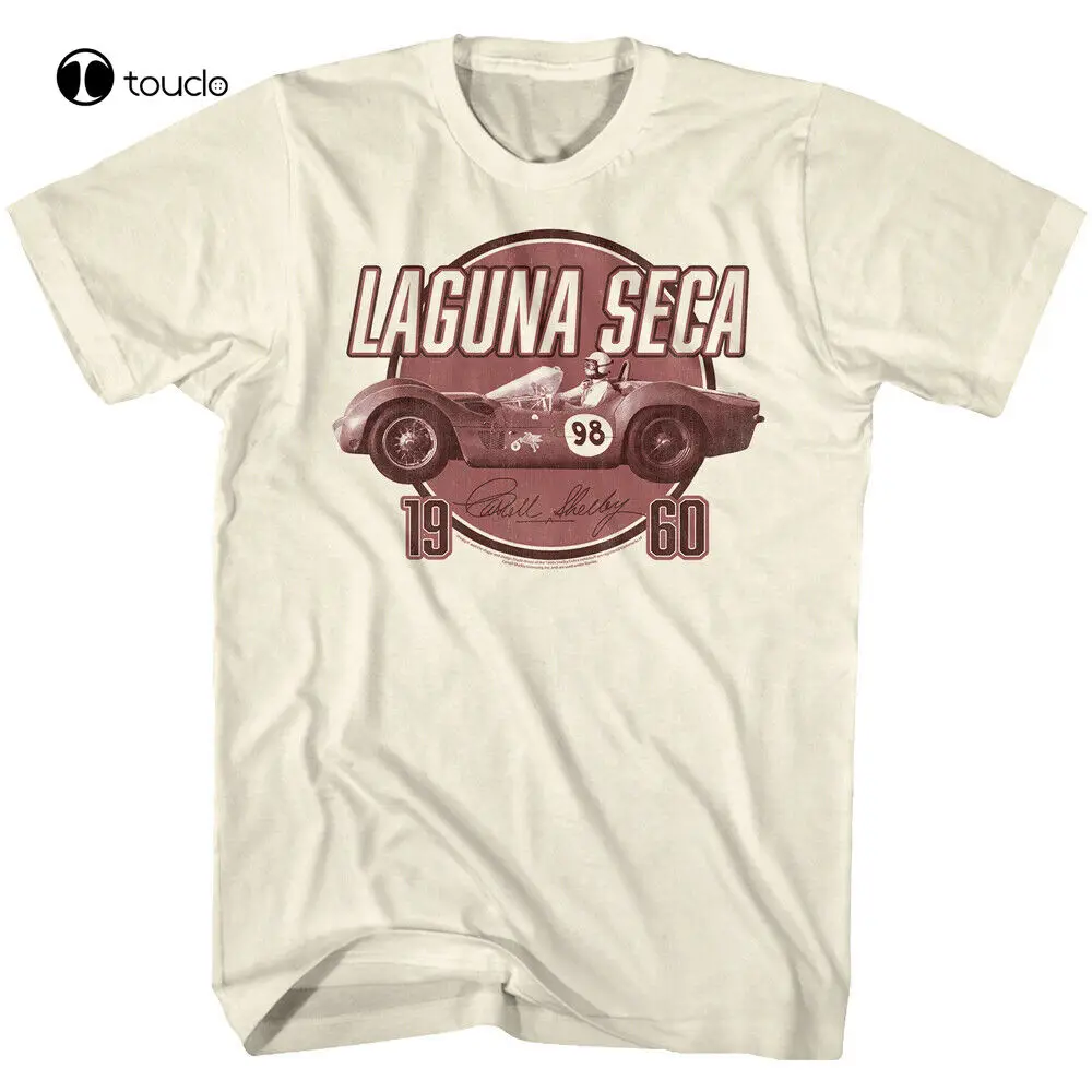Shelby Cobra Laguna Seca 1960 Maglietta Da Uomo Raceway Sports American Muscle Car Tee Shirt