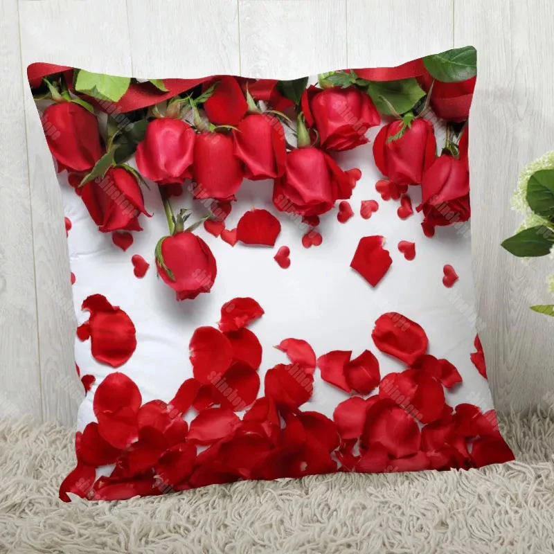 Custom Pillow Case Pillowcases Custom Decorative Pillow Case Red