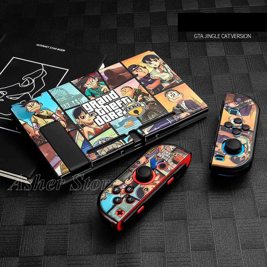 7 Чехол для nintendo Switch, цветная защитная оболочка, классная противоскользящая Крышка для nintendo switch, аксессуары для nintendo Switch NS - Цвет: 7