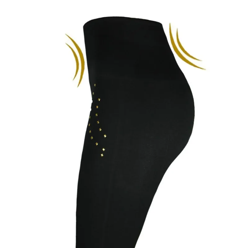 Женские модные леггинсы с высокой талией и пуговицами, черные обтягивающие леггинсы, большие размеры, женские джинсы, облегающие леггинсы