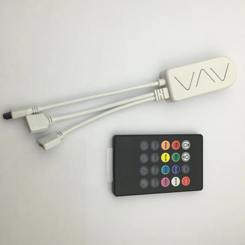 DC 12 В 24 В RGB Led контроллер приложение Bluetooth RGB музыкальный контроллер для светодиодной ленты светильник 5050 4 Pin мини RGB контроллер 5 V-24 V