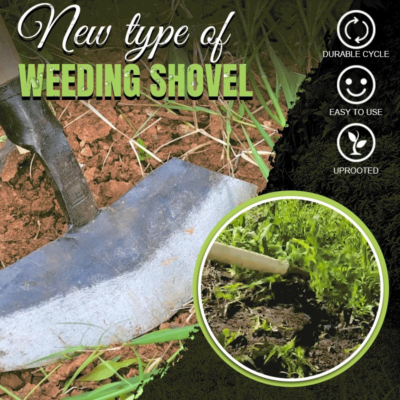 

New Type Of Weeding Shovel Crescent-shaped Arc Dozing Shovel Agricultural Shovel Artifact Outdoor Dedicated Pushing Grass Shovel
