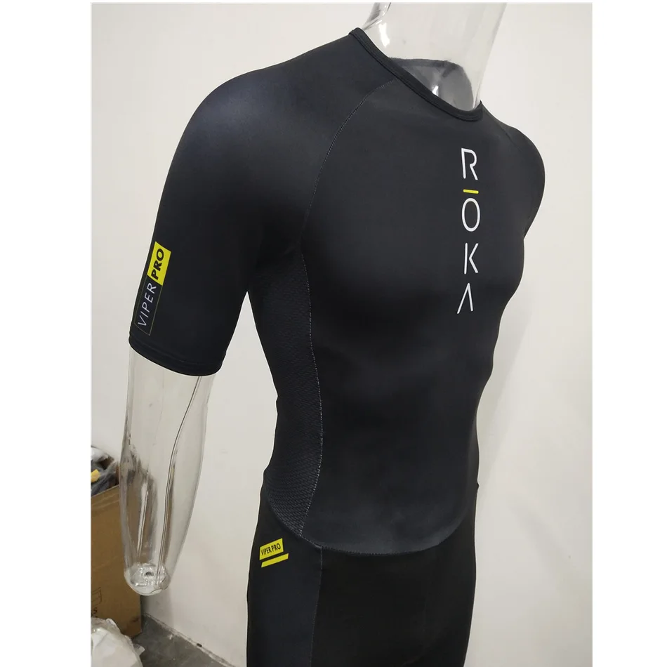 ROKA костюмы для триатлона, гоночная одежда для триатлона, мужская одежда Gen II Elite AERO с коротким рукавом, профессиональная одежда для плавания, бега, велоспорта, гонок
