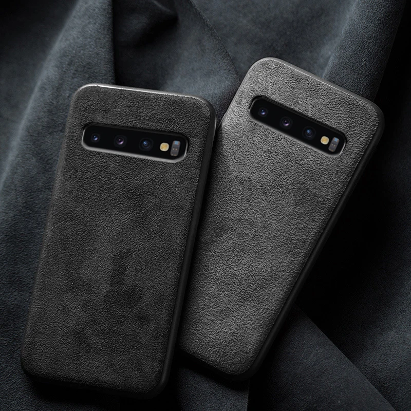 Чехол для телефона Samsung Galaxy S10 S8 S9 Note 8 9 10 Plus S7 Edge A7 A8 2018 J5 J6 J7 2017 A70 A50 A40 замшевый