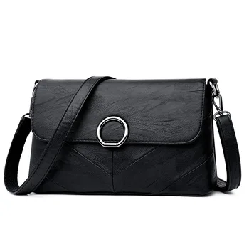 

Spring new soft leather handbag female bag fashion shoulder messenger bag ladies wild trend small bag