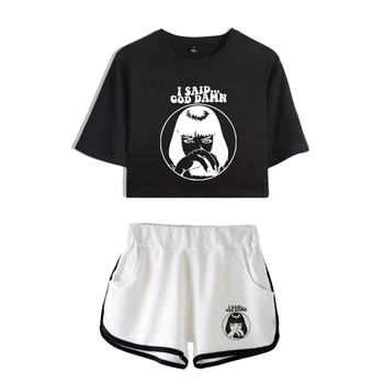 

Pulp Fiction New Shorts Women Casual Super shorts Outerwear Femme Contrast Summer Soft Elastic Waist Shorts