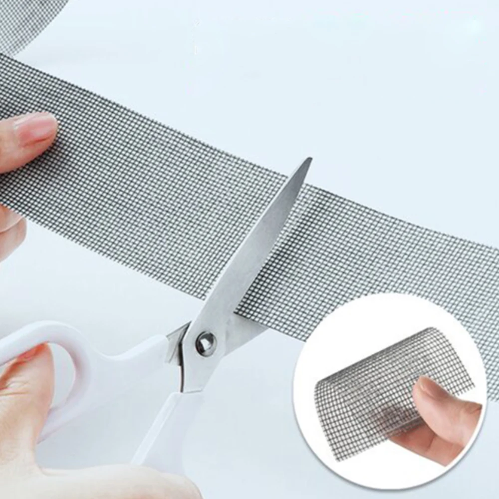 창 그물 모기 방지 메쉬 스티커 와이어 패치 수리 테이프 새 화면 창 문 모기장 패치, 깨진 구멍 수리