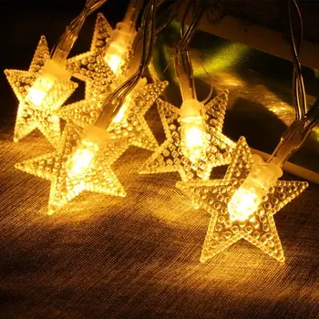 

3M 20 LED Star Light String Twinkle Garlands Battery Powered Christmas Lamp Holiday Party Wedding Decorative Fairy Lights