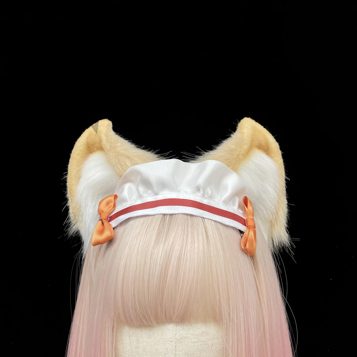 New NEKOPARA Chocola Vanilla Cosplay Dark Brown White Yellow Cat Neko Fox  Ears Hair Hoop Headband Hand Work Costume Accessories| | - AliExpress