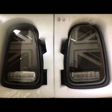 Фирменная Новинка ABS Материал черный автомобильные подушки с принтом флага Великобритании "Юнион Джек", Стиль светодиодный фонарь светильник запасная часть для mini countryman F60(2 шт./компл