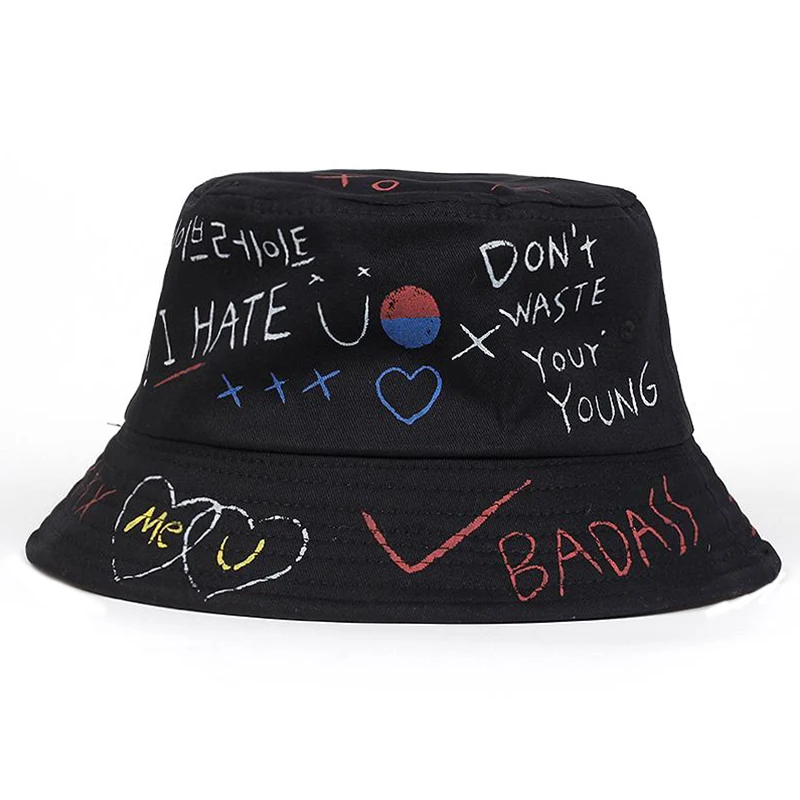15 Unisex Harajuku Bucket Hat Fishing Outdoor Hip Hop Cap Men's Summer For Fisherman Hat Women Bone Feminino - Цвет: 15