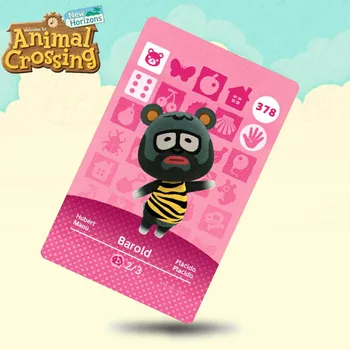 

378 Barold Animal Crossing Card Amiibo Cards Work for Switch NS 3DS Games