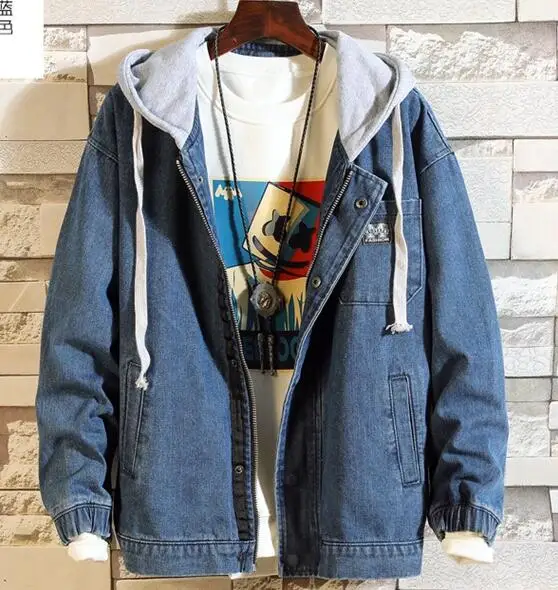 destroyed denim jacket mens