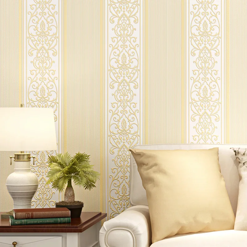 

Manufacturers Wholesale Non-woven Wallpaper Modern Minimalist Solid Color Plain Color Vertical Striped Hotel Engineering Decorat