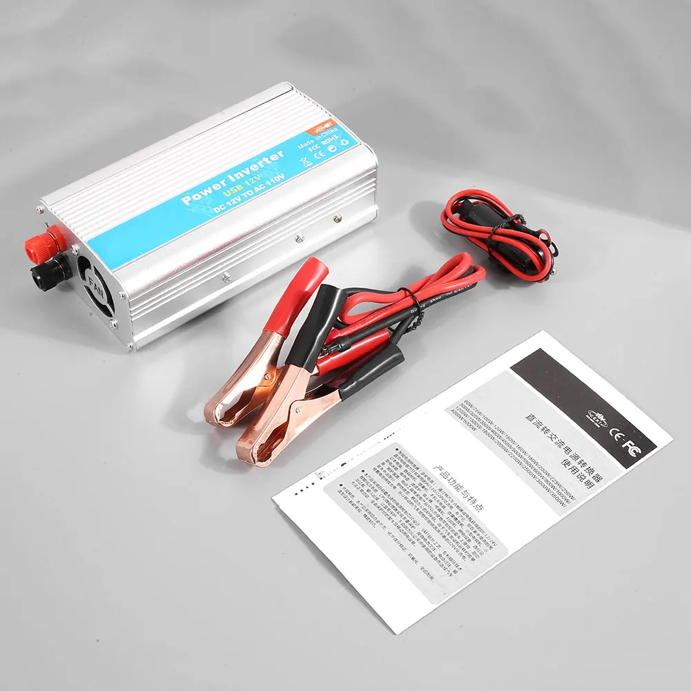 Vehemo 600 Вт DC12V к AC110/220 В адаптер Инвертор питания ТВ высокопроизводительное зарядное устройство Автомобильный инвертор DVD плеер конвертер