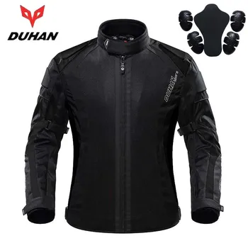 

Summer black men motorcycle biker jacket with protector Breathable mesh fabric motocross racing coat 3 color M L XL XXL XXXL