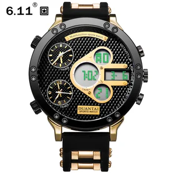 

6.11 DUANTAI Watch Men Luxury Quartz Sport Watches Relojes Hombre Watch Men Waterproof PU Strap Round