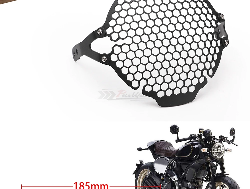 Для DUCATI Scrambler 800 400 EP EVOTECH Scrambler800 Scrambler400 аксессуары для мотоциклов крышка фары
