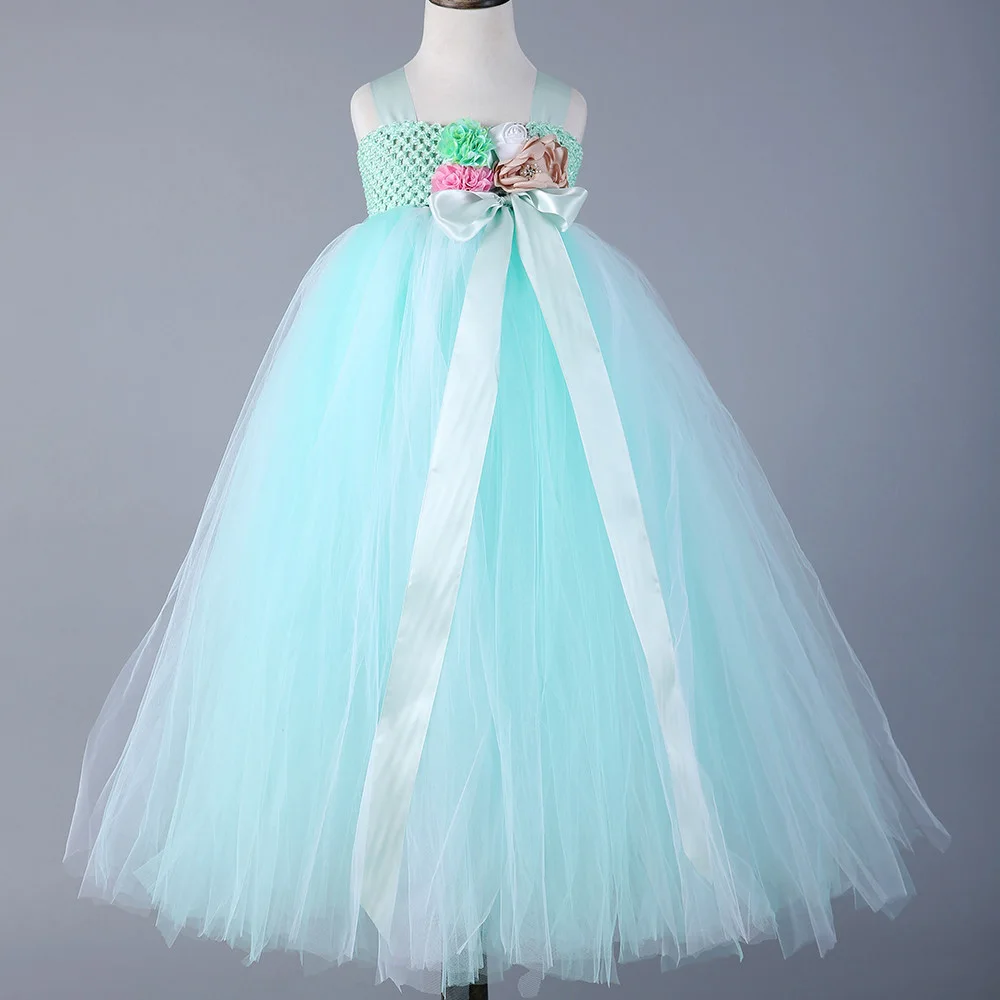 Летняя одежда детей Платья для девочек-цветков Повседневная одежда для девочек на день рождения Платье для детей Детский костюм