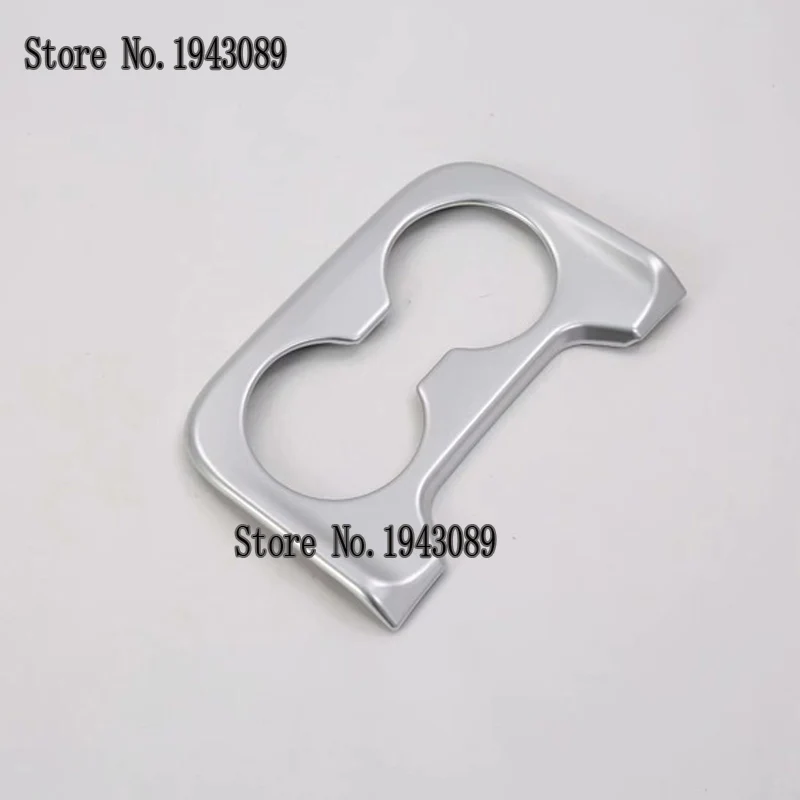 

For Mazda CX-8 CX8 CX 8 2018 2019 Chrome Car Front Water Cupholder Frame COVER TRIM