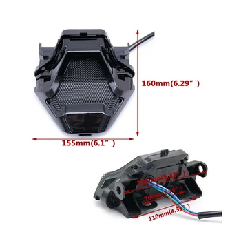 

Cold Light LED Rear Tail Light Brake Turn Signal Y15ZR MT07 FZ07 LC150