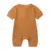 Летние Новорожденные Детские Ползунки Soild Color Baby Clothes Girl Rompers Хлопок С Коротким Рукавом O-образным вырезом Младенческие Мальчики Ползунки 0-24 месяца
