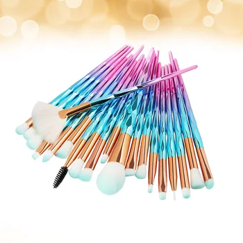 

20Pcs Unicorn Design Cosmetic Brushes Set Long Handle Brushes Soft Bristle Brushes Kit Eye Makeup Brushes Beauty Tools Accessori