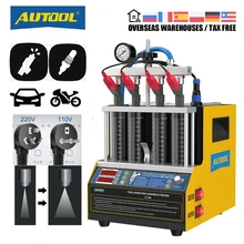 Автомобильный топливный инжектор AUTOOL CT160, тестер для очистки нагрева, ультразвуковой очиститель, Свеча зажигания мотоциклов, очистка 220 В, 110 В Автомобильный топливный инжектор AUTOOL CT160, тестер для очистки нагрева, ультразвуковой очиститель, Свеча зажигания мотоциклов, очистка 220 В, 110 В