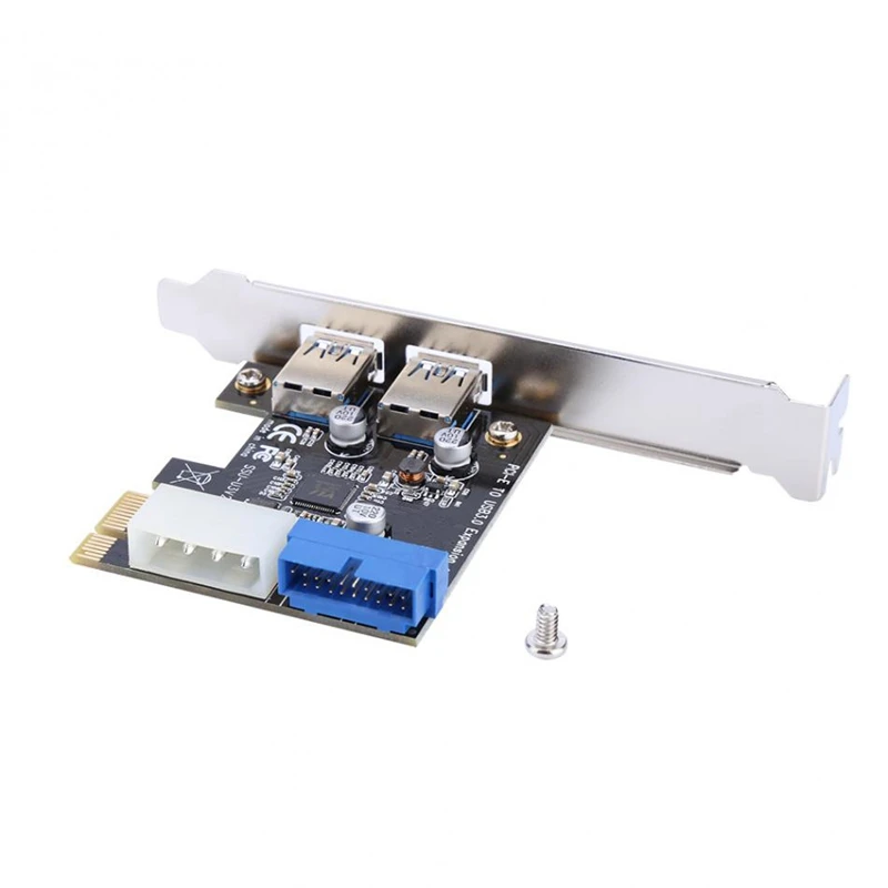 Usb 3 0 Pci E адаптер для расширения карты внешний 2 порта Usb3.0 концентратор внутренний