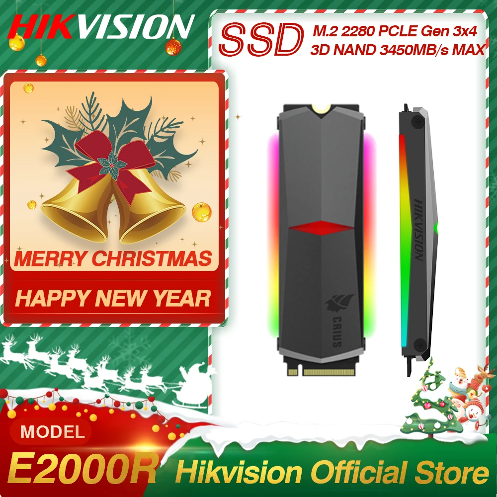 Hikvision HikStorage SSD RGB 256 ГБ 512 1 ТБ M.2 ngff Nvme PCIe Внутренний твердотельный диск SDD 2280 для