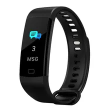 Y5 smartband bluetooth pulseira inteligente tela colorida monitor de freqüência cardíaca medição pressão arterial fitness rastreador relógio inteligente