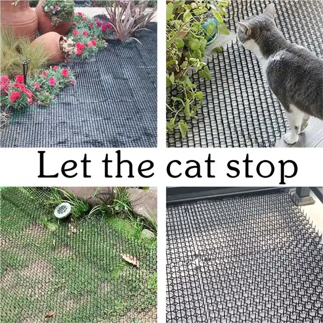 Kerti Macska Cat Scat Mat-Macska Kutya Visszataszító Szőnyeg-Sztripszek Tartják A Macskát Elrettentő Biztonságos Műanyag Tüskék Tüntetett Kisállat Kellékek - Image 3