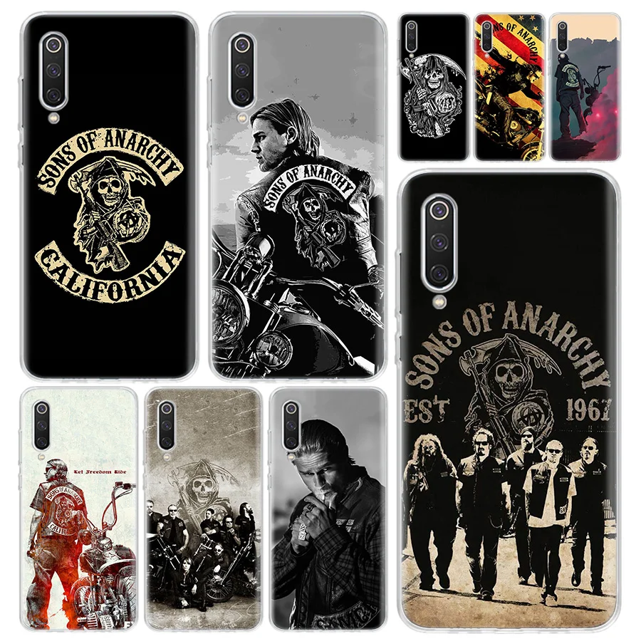 Чехол для телефона American TV Sons of анархии Xiaomi Redmi Note 10S 9S 8T 11 10 9 8 Pro 7 9A 9T 9C 8A 7A 6 5 S2 чехол с