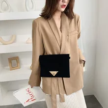 Женские сумки через плечо для женщин, модная женская замшевая однотонная Сумка-клатч, сумка для телефона, сумка через плечо, сумка-мессенджер, bolsos mujer