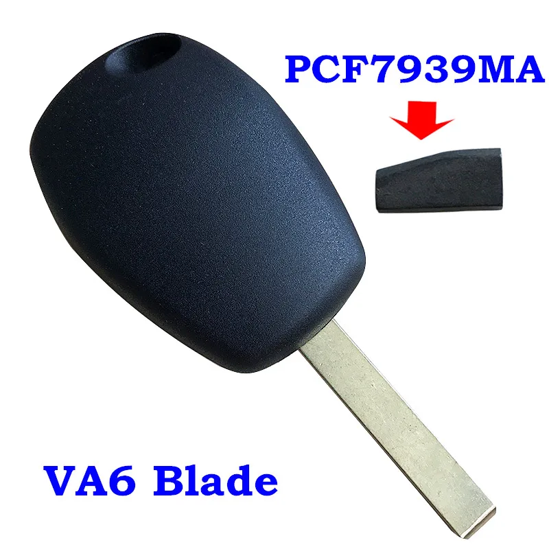 

New Transponder Key for Renault Clio Iv Twingo Tacia Ect 2013 with 7939MA HITAG AES Chip No Logo Mark Auto Keys