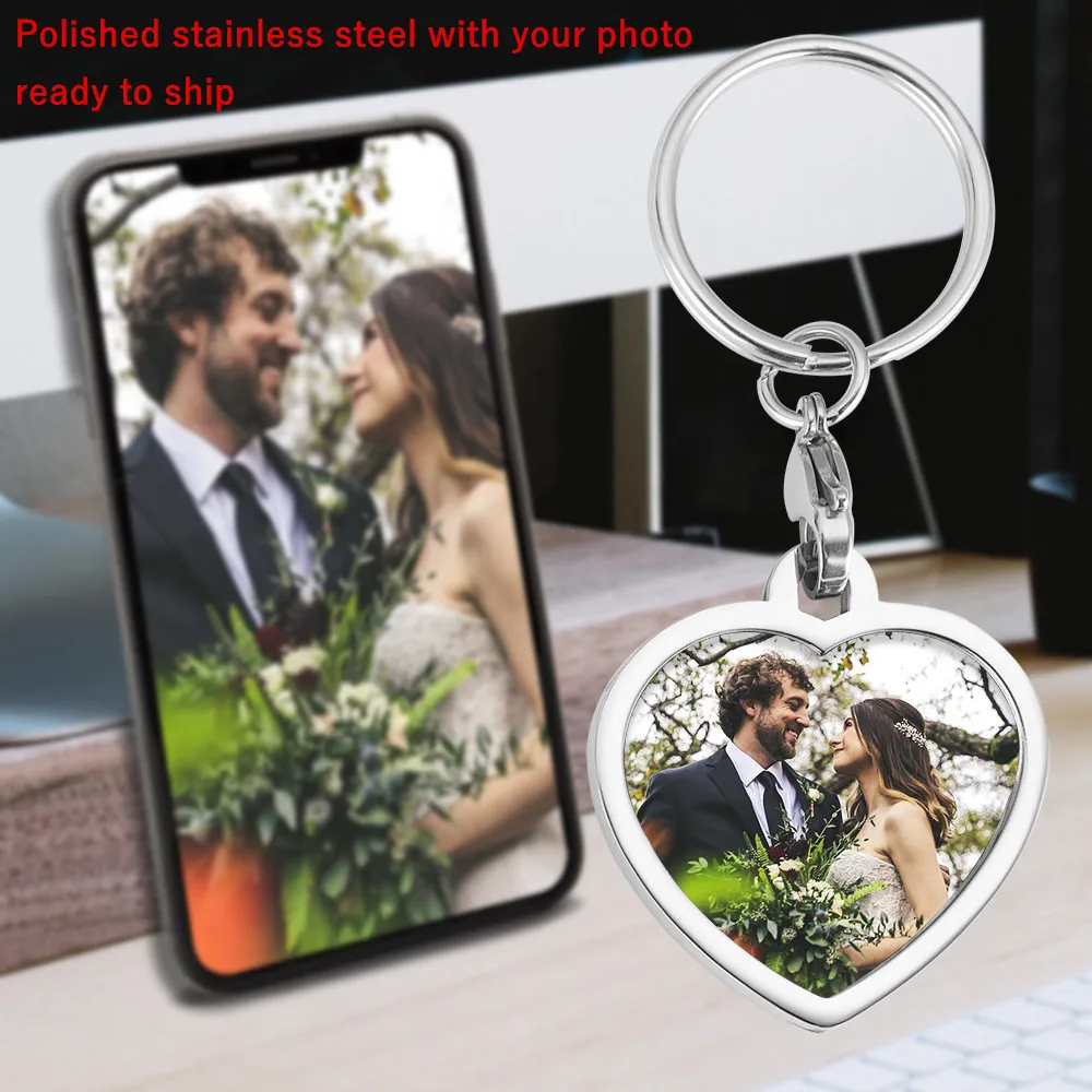 MYLONGINGCHARM 1 шт. брелок для фотографии нержавеющая сталь рамки вставить фото ключевая цепочка изображений настроить подарки подарочные