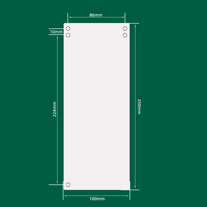 One Sheet 0.25mm Thick Pad Printing Machine Seel Plate Making Ink Blank Logo Design Customized Oil Cup with Shipping Cost Fee