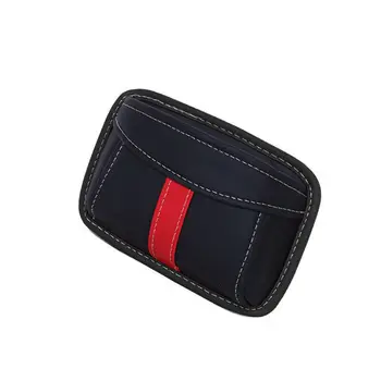 

Car Seat Crevice Storage Bag Organizer Interior Inner Black+Red Parts Practical