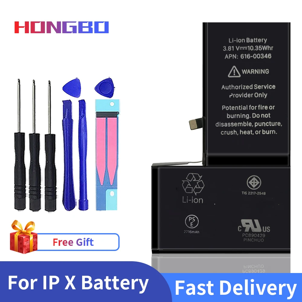 

Phone Battery For iPhone X Xs Max Xr XSMAX Original High Capacity Bateria Replacement Batterie For iPhone X Xs Max Xr XS MAX