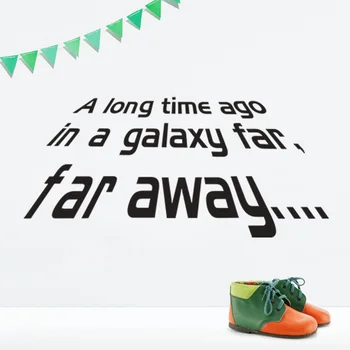 

Brand New DIY Quote A long Time Ago Star Wars Wall Sticker Decals Home Decor Vinyl Art