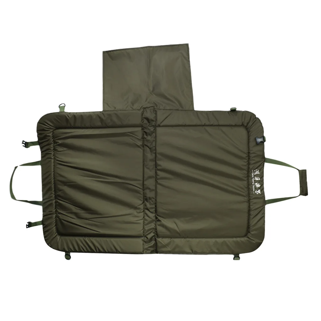 Army Green Foldable Unhooking Mat Fish Protection Beanies Mat Fishing Tackle