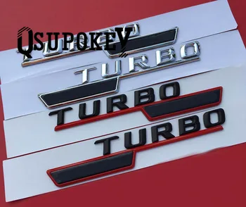 

2PCS TURBO 4MATIC Logo Car Front Fender Insignia Decor Sticker for W210 B200 W221 W212 W205 W211 C180 C200