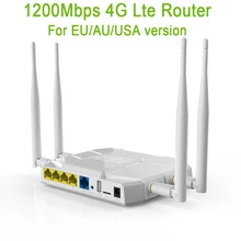 Wireless Router 4G Usb Modem Wifi 4G LTE Router 867Mbps WiFi Repeater 1200 Mbps 2,4 GHz/5 GHz 3G 4G Router VPN PPTP L2TP xiao mi router 3g wifi repeater 1167 mbps 2 4g 5 ghz dual 128 mb band flash rom 256 mb geheugen app controle mi draadloze router
