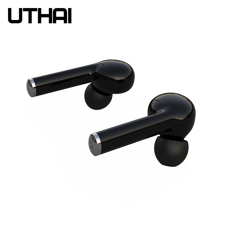 Беспроводная гарнитура UTHAI D09 с сенсором отпечатков пальцев Bluetooth 5,0 TWS HD стерео гарнитура с шумоподавлением игровая гарнитура